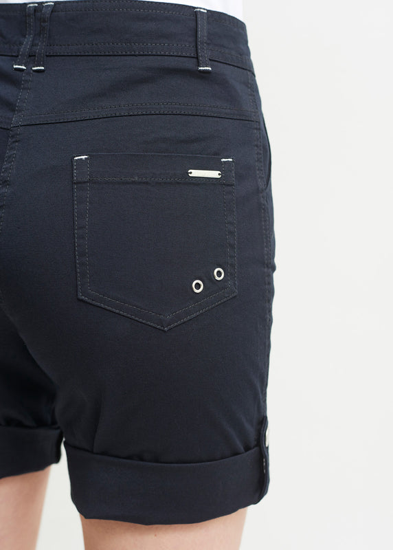 Saint James Marie Plain Shorts NAVY