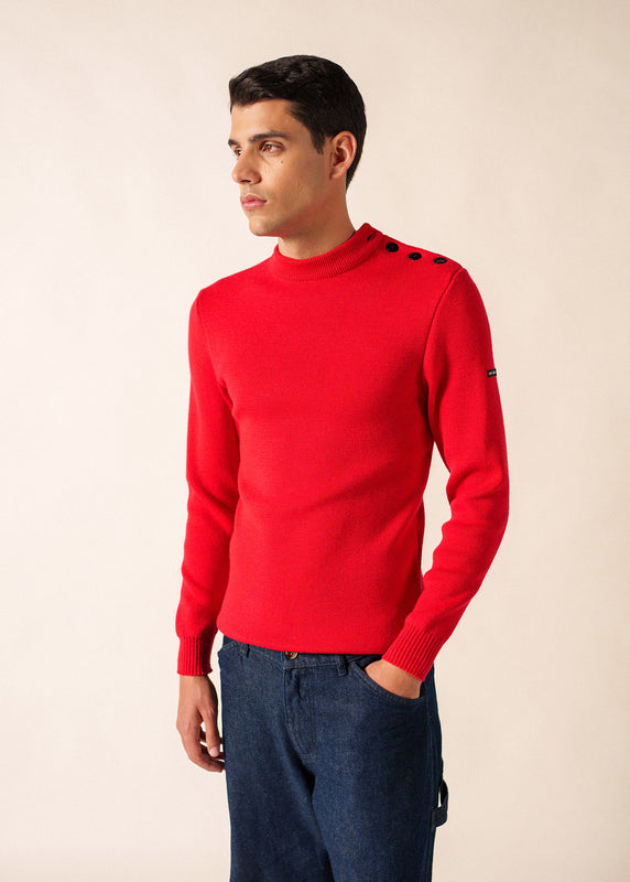 saint james Matelot authentic sailor jumper ROUGE