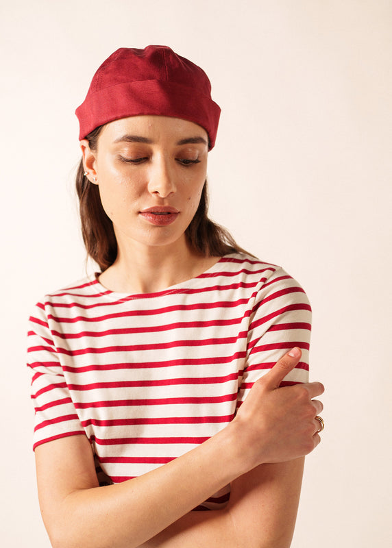 Saint James Miki Deck Hat BRIQUE