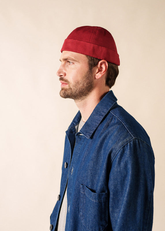 Saint James Miki Deck Hat BRIQUE