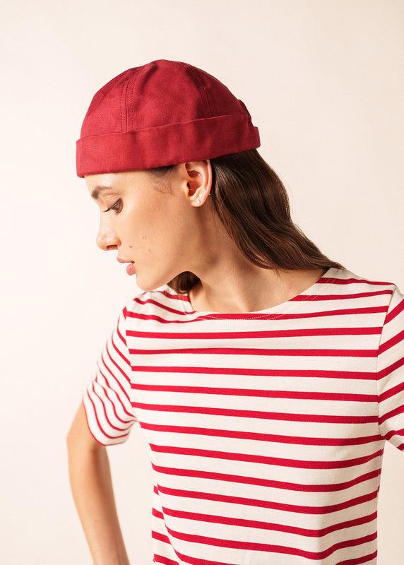 saint james Miki deck hat BRIQUE