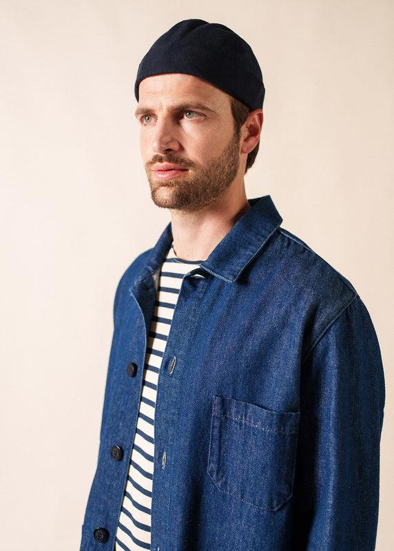 Saint James Miki Deck Hat MARINE