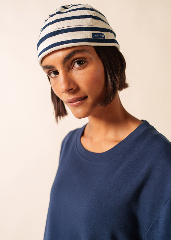 Saint James Miki Meridien Deck Hat ECRU/MARINE