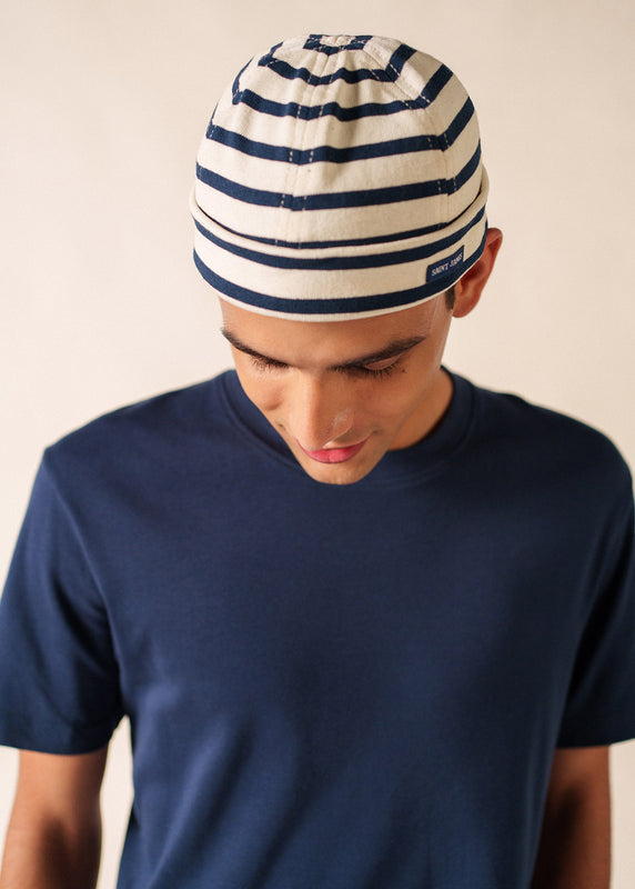 Saint James Miki Meridien Deck Hat ECRU/MARINE