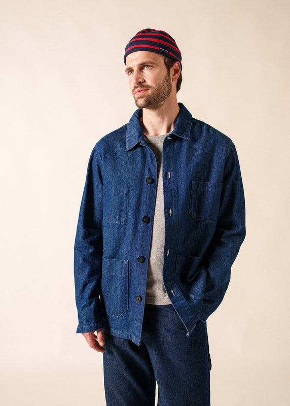 Saint James Miki Meridien Deck Hat MARINE/TULIPE