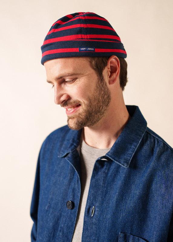 Saint James Miki Meridien Deck Hat MARINE/TULIPE