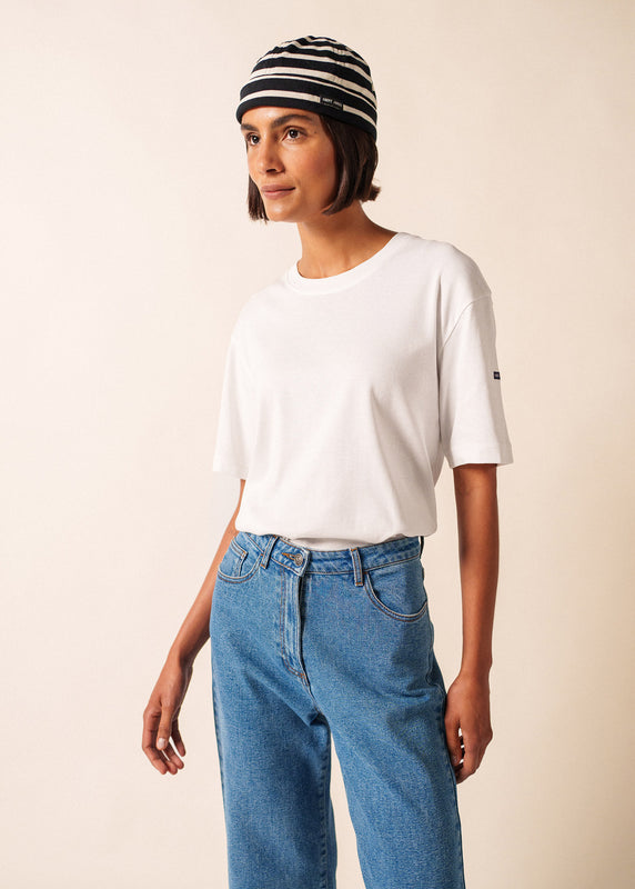 Saint James Miki Meridien Deck Hat NOIR/ECRU