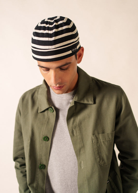 Saint James Miki Meridien Deck Hat NOIR/ECRU