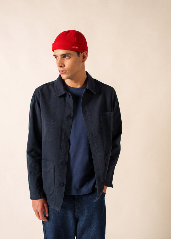 Saint James Miki Traditional Deck Hat ROUGE