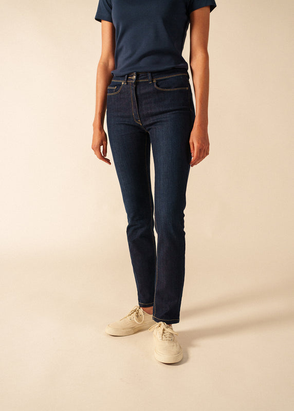 saint james Mimosa Denim high waist jeans JEAN
