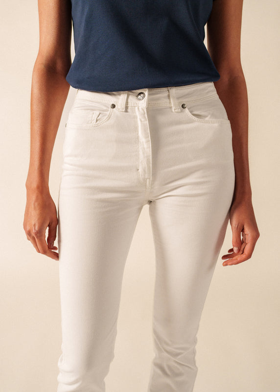 Saint James Mimosa High Waist Pants BLANC