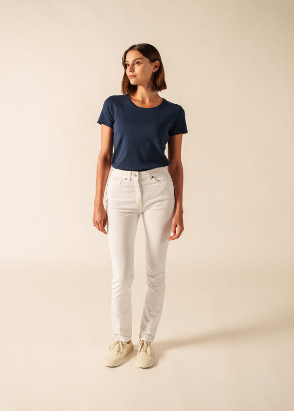 Saint James Mimosa High Waist Pants BLANC