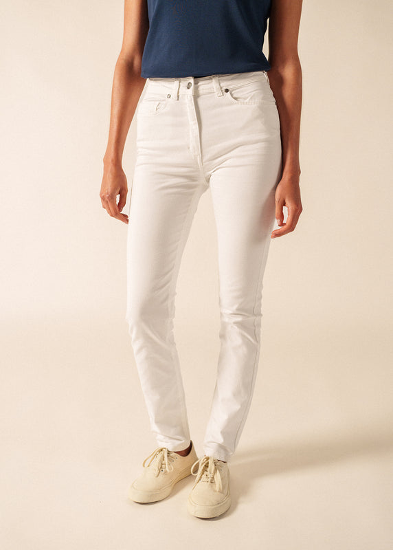 saint james Mimosa high waist pants BLANC