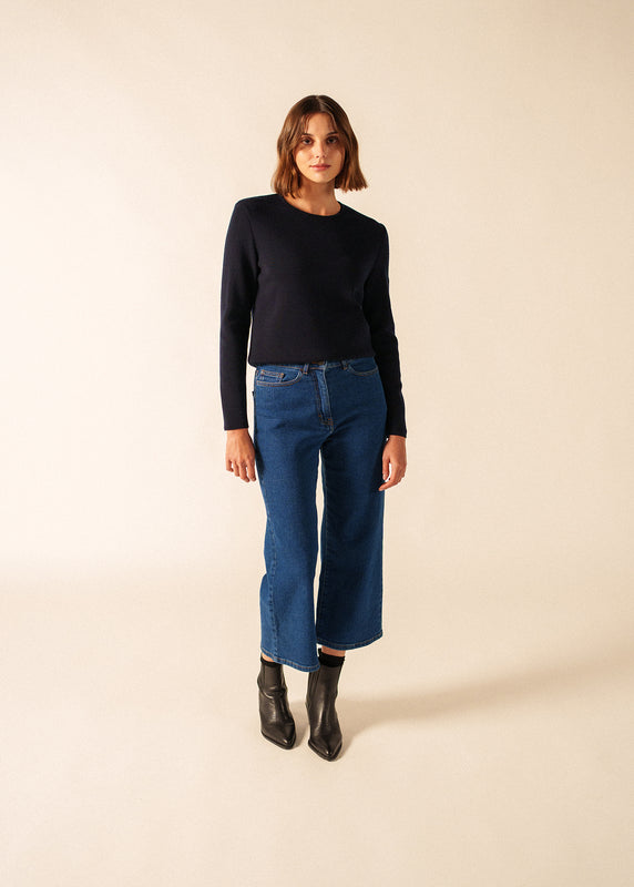 Saint James Molène Fine Jumper NAVY