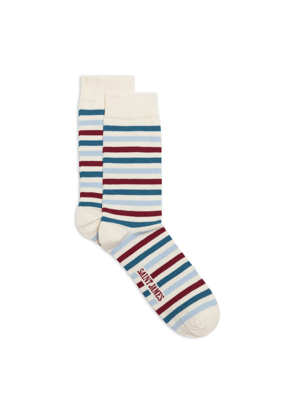 saint james Multicolour striped socks ECUME/GIVRE