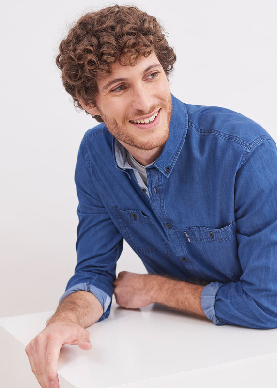 Saint James New Lambert Shirt DENIM