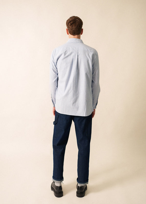 Saint James Nolan Striped Shirt AMIRAL/ECUME