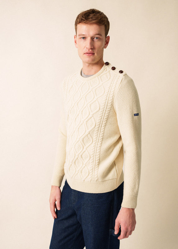 saint james Nyon Sailor-inspired jumper ECUME
