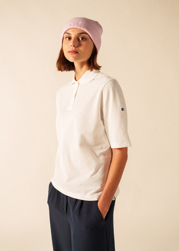 saint james Oblik Cotton Beanie ROSE