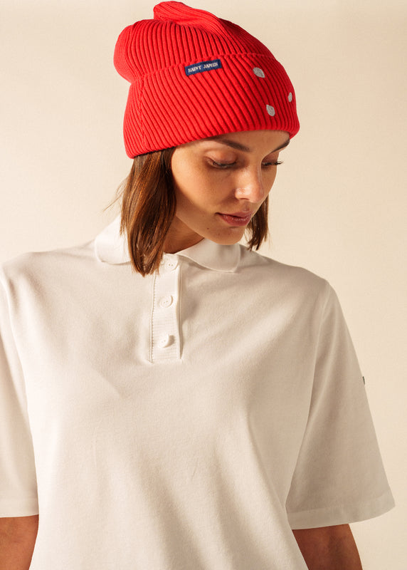 Saint James Oblik Cotton Beanie TULIPE