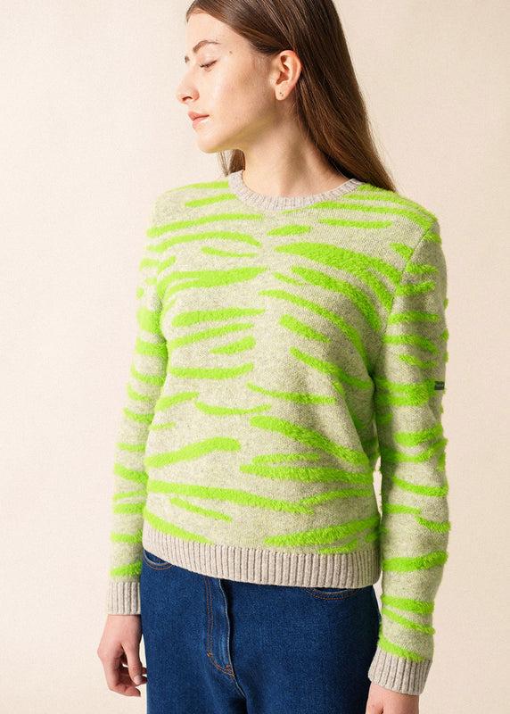 saint james Olten zebra jumper GRIS/TONIC