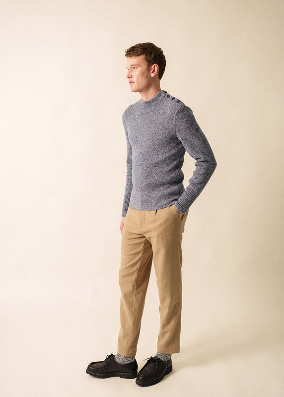 Saint James Paris Plain Sailor Jumper JEAN/ECRU