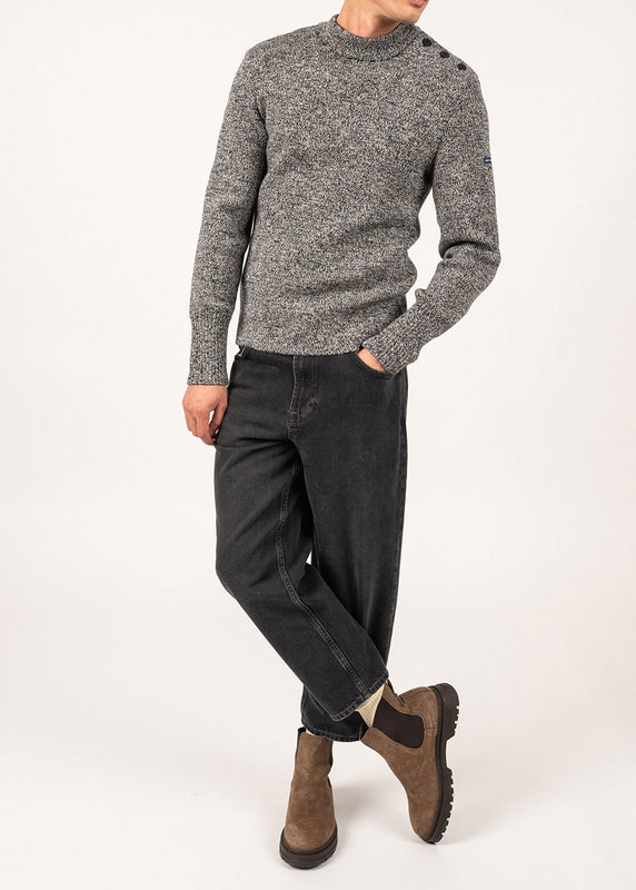 saint james Paris plain sailor jumper NAVY/ECRU