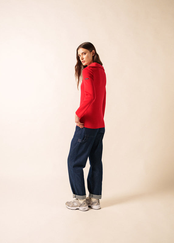 Saint James Passerelle Trucker Jumper TULIPE