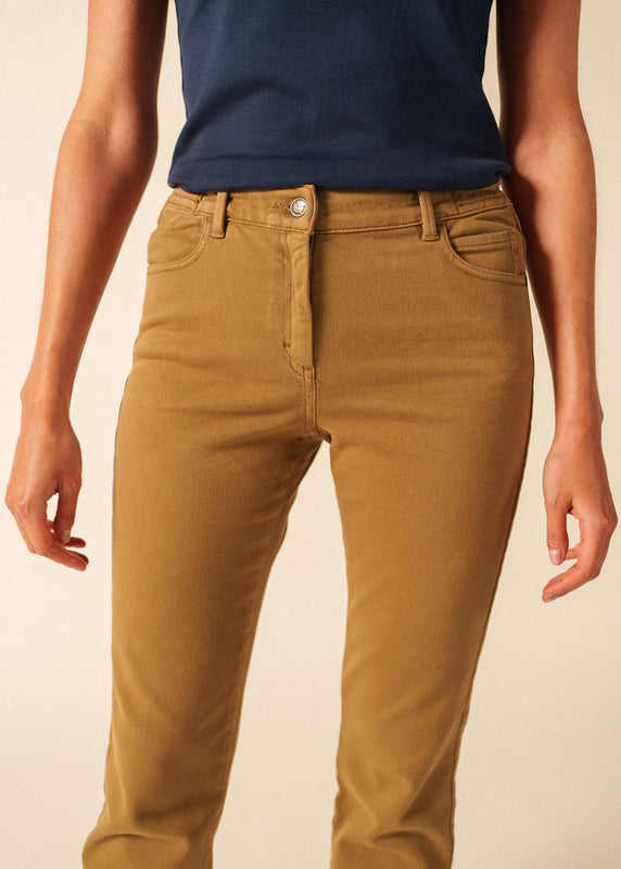 Saint James Patricia Straight Pants BEIGE FONCE