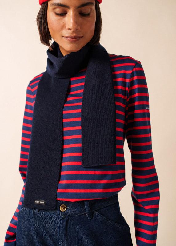 saint james Plain scarf MARINE