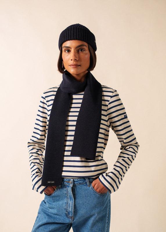 saint james Plain scarf NAVY