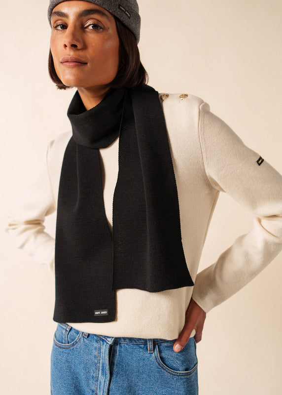 saint james Plain scarf NOIR