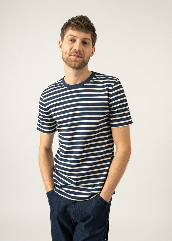 saint james Plouider striped t-shirt MARINE/ECRU