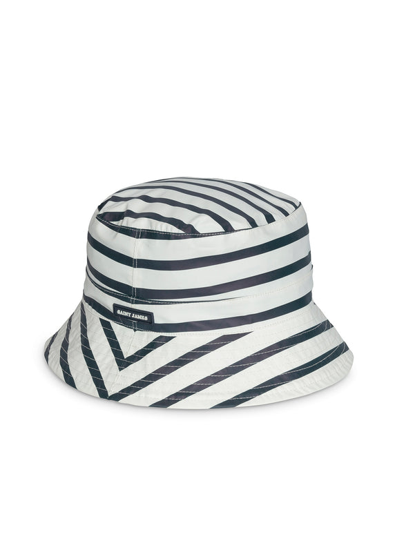 Saint James Rain Bucket Hat RAYE ECUME/MARINE