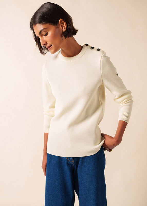 saint james Rochefort plain sailor jumper ECUME