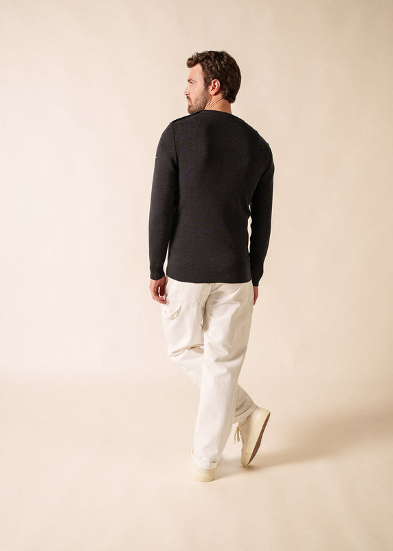 Saint James Rochefort Sailor Jumper ANTHRACITE