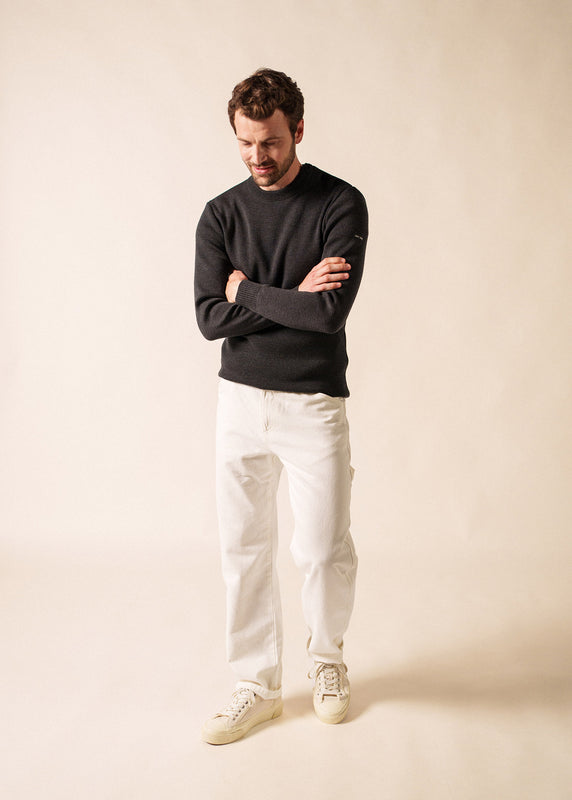 Saint James Rochefort Sailor Jumper ANTHRACITE