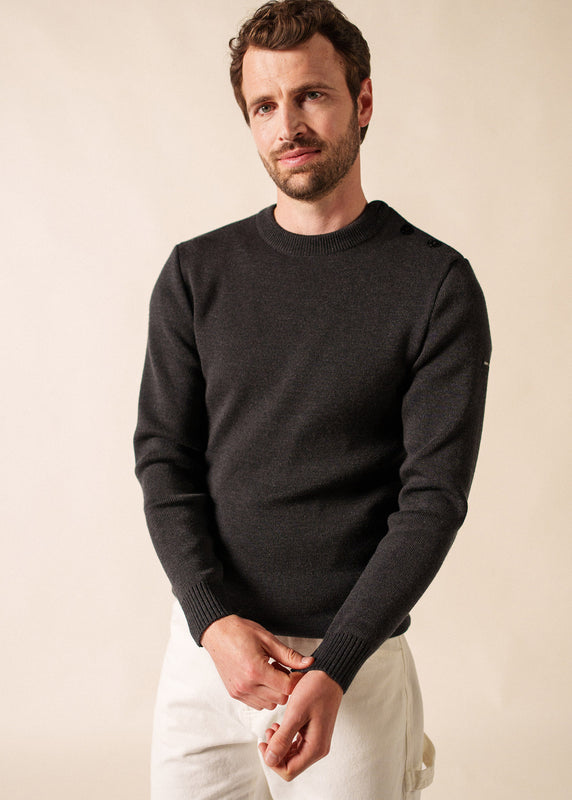 saint james Rochefort sailor jumper ANTHRACITE