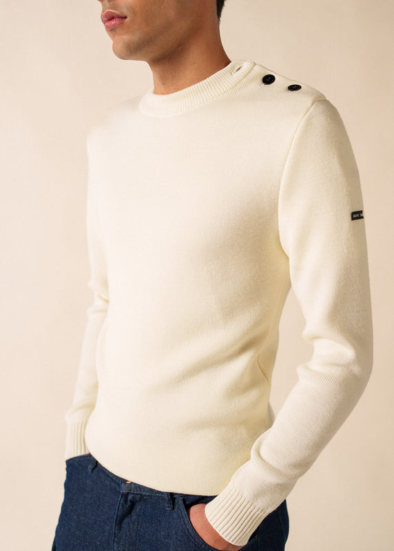 Saint James Rochefort Sailor Jumper ECUME