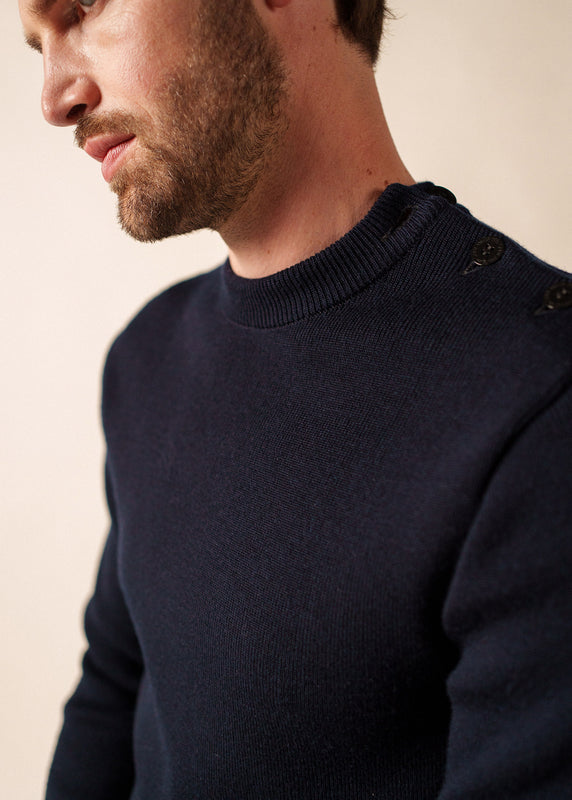 Saint James Rochefort Sailor Jumper NAVY