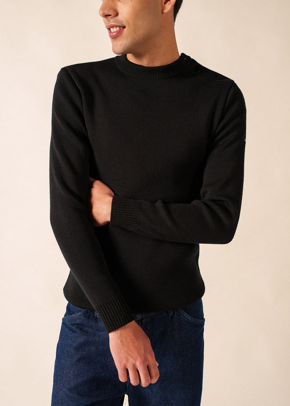 Saint James Rochefort Sailor Jumper NOIR