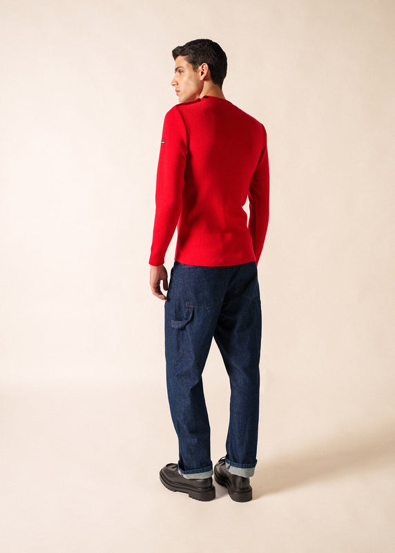 Saint James Rochefort Sailor Jumper ROUGE