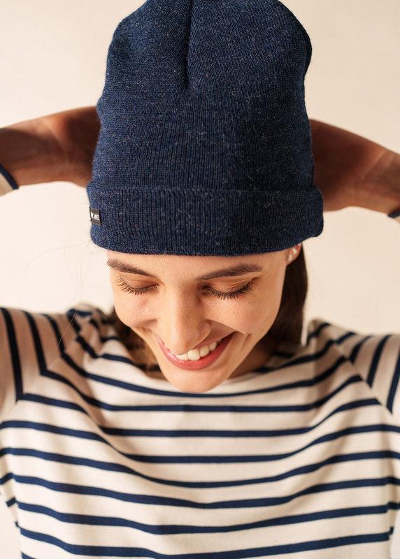 Saint James Sailor Hat BLEU CHINE