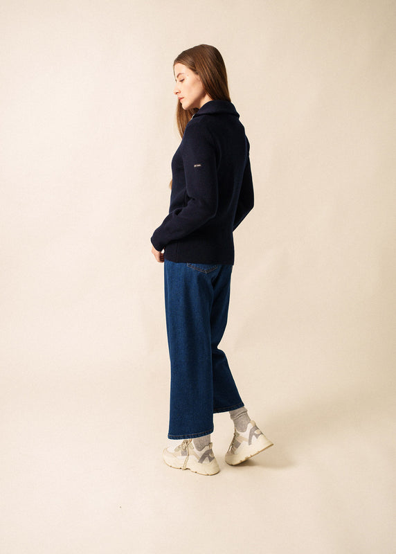 Saint James Sallanches Trucker Jumper MARINE