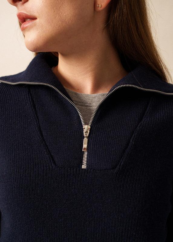 Saint James Sallanches Trucker Jumper MARINE