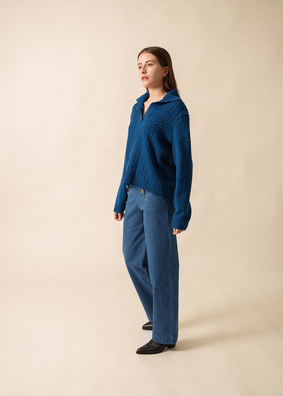 Saint James Samoens Sailor Smock-style Jumper LAC