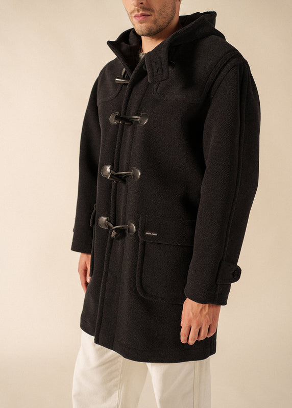 Saint James Saturne Classic Duffle-coat ANTHRACITE