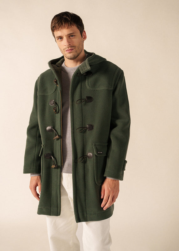 saint james Saturne classic duffle-coat VEGETAL