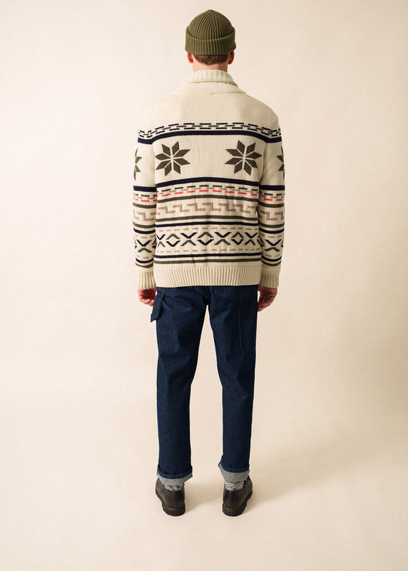 Saint James Sion Wool Jacket ECRU/WESTERN