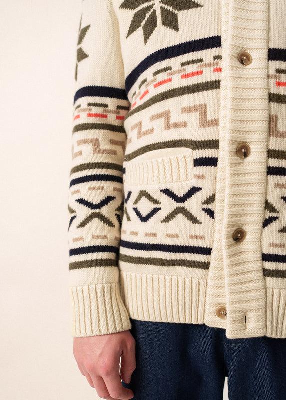 Saint James Sion Wool Jacket ECRU/WESTERN